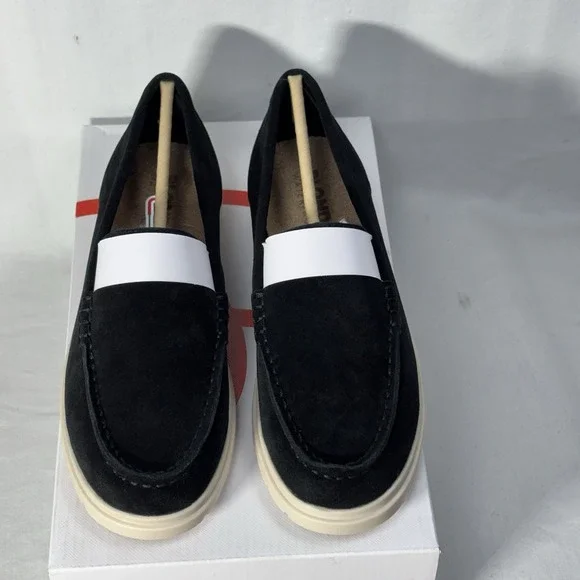 Blondo Alex Waterproof Moc Toe Black Suede Loafers Sneakers Slip On‎ Size 7M NEW - Picture 5 of 12